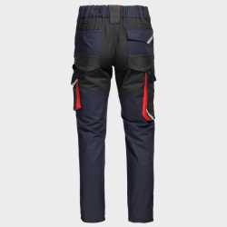 Pantaloni de lucru KASTOR STRETCH DARK BLUE/RED