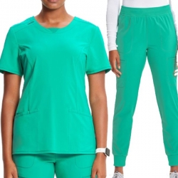 Set medical pentru femei Infinity verde