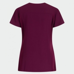 Set medical pentru femei Julia cu pantalon Mauri burgundiu
