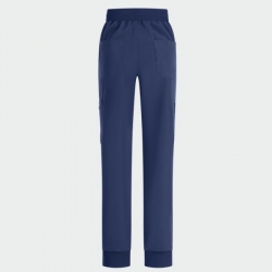 Set medical pentru femei Julia cu pantalon Mauri bleumarin închis