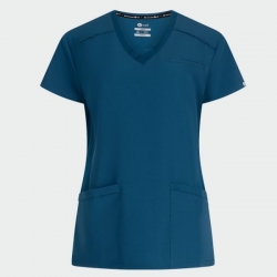 Set medical pentru femei Julia cu pantalon Mauri albastru Caraibe