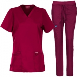 Set medical damă Cherokee Revolution WWE620/WWE105 burgundy