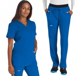 Set medical damă Cherokee Revolution WWE620/WWE105 albastru regal