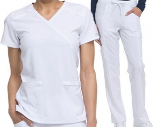 Set medical de lucru pentru femei DICKIES / Alb