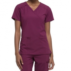 Set medical de lucru pentru femei DICKIES / roșu vin