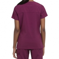 Set medical de lucru pentru femei DICKIES / roșu vin