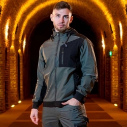 Jachetă de lucru REVOLT LIGHT STRETCH GREEN