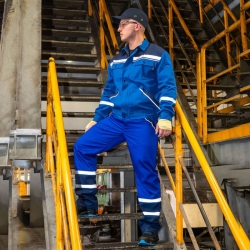 Jachetă de lucru COLLINS VARĂ ALBASTRU REGAL