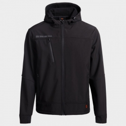 Geacă de lucru RUNE SOFTSHELL BLACK