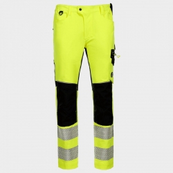 Pantaloni de lucru REVOLT HV 4STRETCH YELLOW