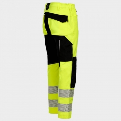Pantaloni de lucru REVOLT HV 4STRETCH YELLOW