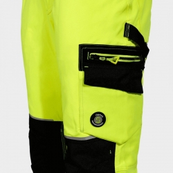 Pantaloni de lucru REVOLT HV 4STRETCH YELLOW