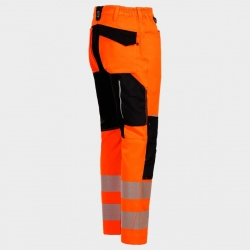 Pantaloni de lucru REVOLT HV 4STRETCH ORANGE