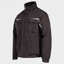 Geacă de lucru KASTOR WINTER GREY COTTON GREY BLACK