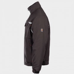 Geacă de lucru KASTOR WINTER GREY COTTON GREY BLACK