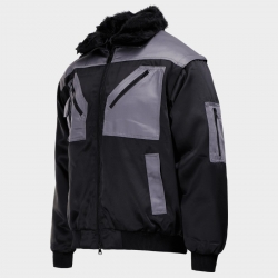 BN CONTRAST PILOT NEGRU Geacă de lucru
