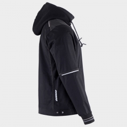 Jachetă de lucru REVOLT 4STRETCH NEGRU/NEGRU/GRI