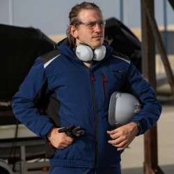 REVOLT SOFTSHELL WINTER BLEUMARIN/NEGRU Geacă de lucru