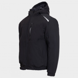 Geacă de lucru REVOLT SOFTSHELL WINTER NEGRU