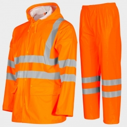 Jachetă cu pantaloni STORMER HV PORTOCALIU