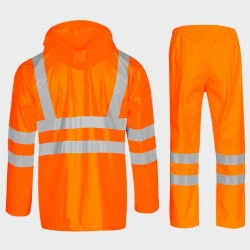 Jachetă cu pantaloni STORMER HV PORTOCALIU