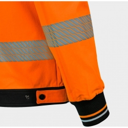 Jachetă de lucru REVOLT HV 4STRETCH ORANGE