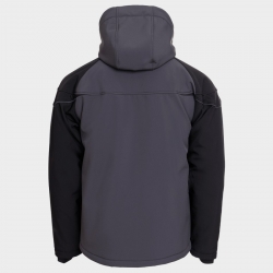 Jachetă softshell PRISMA SOFTSHELL IARNA GRI ÎNCHIS/NEGRU