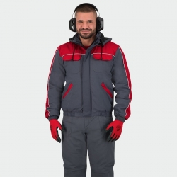 Jachetă de lucru de iarnă BWOLF ZEUS Jacket Gri închis