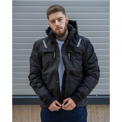 Jachetă de lucru de iarnă BWOLF OLYMPIA negru