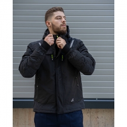 Jachetă de lucru de iarnă BWOLF OLYMPIA negru