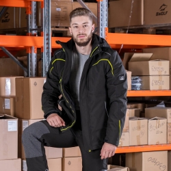 Jachetă de lucru de iarnă BWOLF CLIFF Negru