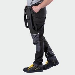 Pantaloni de lucru de iarnă BWOLF KICK Negri