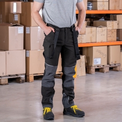 Pantaloni de lucru de iarnă BWOLF KICK Negri