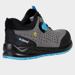 Pantofi de siguranță JETT S1PS ESD GRI/ALBASTRU