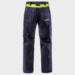 Pantaloni de lucru rezistenți la flacără pentru sudură FRISTADS FLAME WELDING ALBASTRU ÎNCHIS