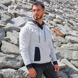 Hanorac STENSO 3D PRINT GRI DESCHIS