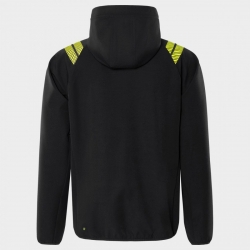 Jachetă de lucru FRISTADS HOODED SOFTSHELL 4-STRETCH NEGRU