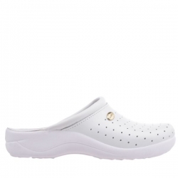 Sabot de lucru pentru femei AERIAL Lady White