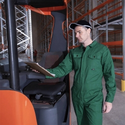 Salopetă de lucru de vară BWOLF ANAX verde iarbă