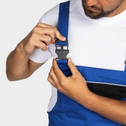 Salopetă de lucru de vară BWOLF ARES Salopetă Albastru regal Negru