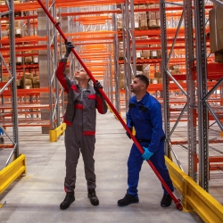 Salopetă de lucru de vară BWOLF ARES Salopetă Albastru regal Negru