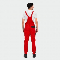 Salopetă de lucru de vară BWOLF ARES Salopetă Roșu  Negru