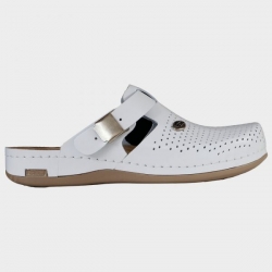 Saboți de dame LEON LADY WHITE