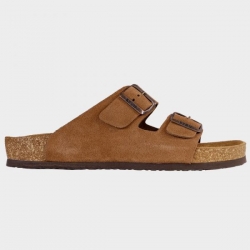 Papuci pentru bărbați LEON MAN BROWN SUEDE