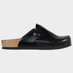 Saboți pentru bărbați LEON MAN BLACK