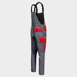 Salopetă de lucru EOS STRETCH RED/GREY