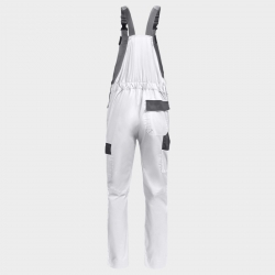 Salopetă de lucru EOS STRETCH WHITE/GREY