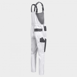 Salopetă de lucru EOS STRETCH WHITE/GREY