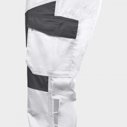 Salopetă de lucru EOS STRETCH WHITE/GREY