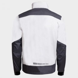 Jachetă de lucru EOS STRETCH WHITE/DARK GREY